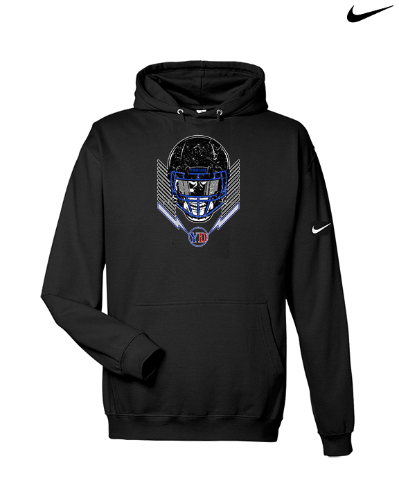 Yonus Davis Foundation Football Skull Crusher - Nike Club Fleece Hoodie