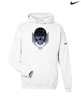 Yonus Davis Foundation Football Skull Crusher - Nike Club Fleece Hoodie