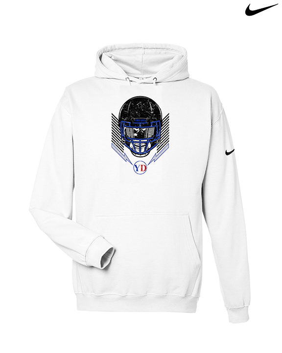 Yonus Davis Foundation Football Skull Crusher - Nike Club Fleece Hoodie