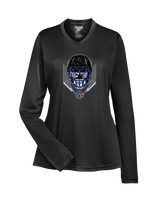 Yonus Davis Foundation Football Skull Crusher - Womens Performance Longsleeve