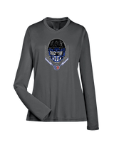 Yonus Davis Foundation Football Skull Crusher - Womens Performance Longsleeve