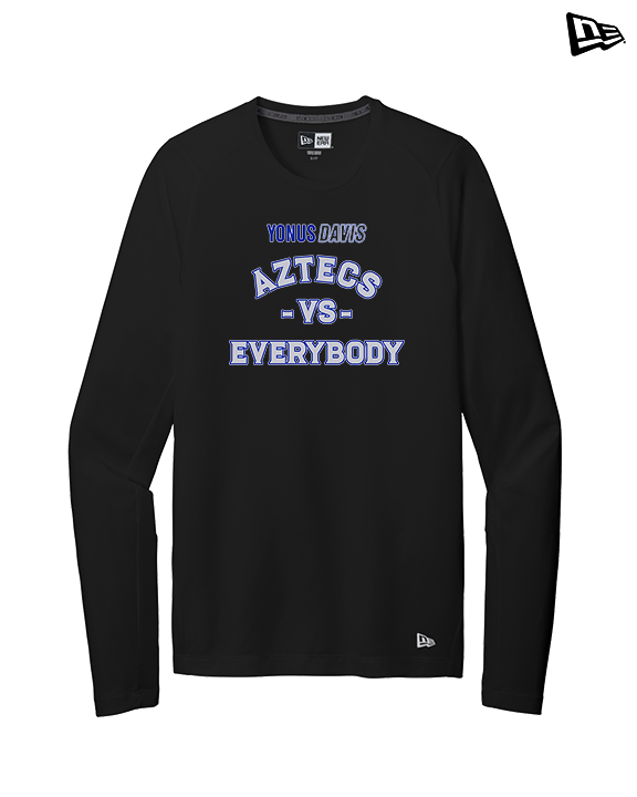 Yonus Davis Foundation Football Vs Everybody - New Era Performance Long Sleeve