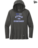 Yonus Davis Foundation Football Vs Everybody - New Era Tri-Blend Hoodie