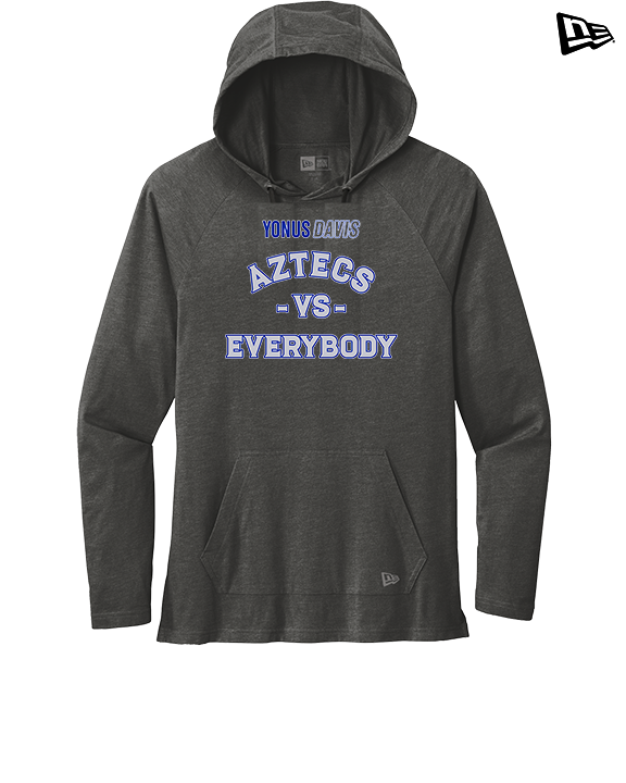 Yonus Davis Foundation Football Vs Everybody - New Era Tri-Blend Hoodie