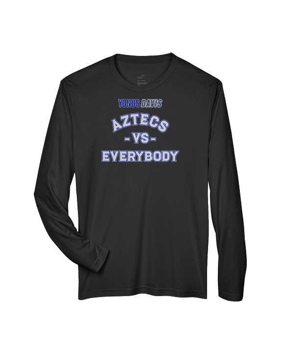 Yonus Davis Foundation Football Vs Everybody - Performance Longsleeve