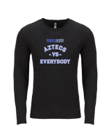 Yonus Davis Foundation Football Vs Everybody - Tri-Blend Long Sleeve