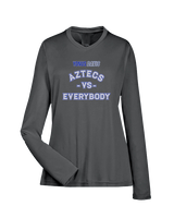 Yonus Davis Foundation Football Vs Everybody - Womens Performance Longsleeve