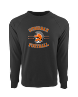 York Suburban HS Football Curve - Crewneck Sweatshirt