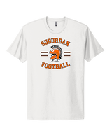York Suburban HS Football Curve - Mens Select Cotton T-Shirt