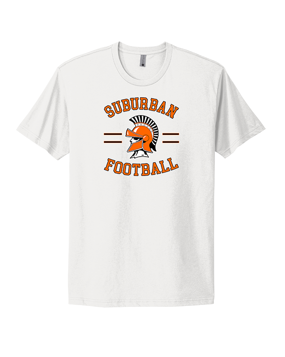 York Suburban HS Football Curve - Mens Select Cotton T-Shirt