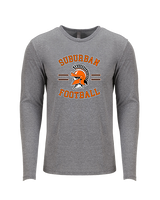 York Suburban HS Football Curve - Tri-Blend Long Sleeve