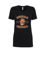 York Suburban HS Football Curve - Womens V-Neck