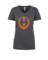 York Suburban HS Football Full Football - Womens Vneck