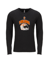 York Suburban HS Football Helmet - Tri-Blend Long Sleeve
