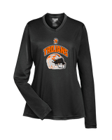York Suburban HS Football Helmet - Womens Performance Longsleeve
