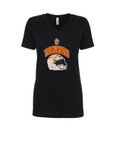 York Suburban HS Football Helmet - Womens Vneck