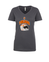 York Suburban HS Football Helmet - Womens Vneck