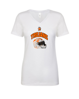 York Suburban HS Football Helmet - Womens Vneck