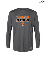 York Suburban HS Football Nation - Mens Oakley Longsleeve