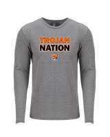 York Suburban HS Football Nation - Tri-Blend Long Sleeve