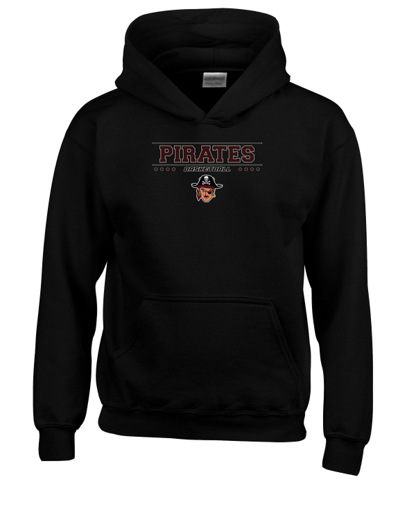 Dover HS Boys Basketball Border - Youth Hoodie