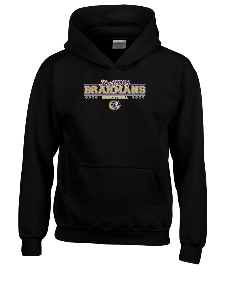 Okeechobee HS Girls Basketball Border - Youth Hoodie