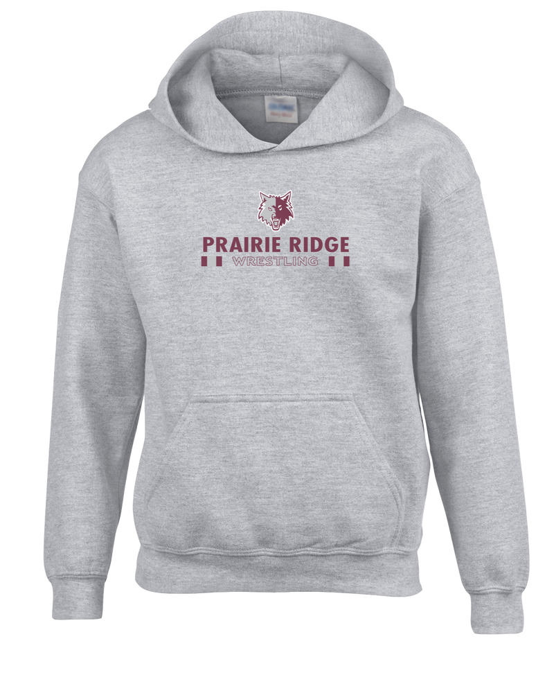Prairie Ridge HS Wrestling Stacked - Youth Hoodie