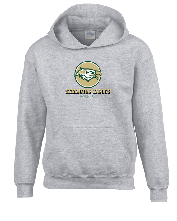 Chequamegon HS Boys Basketball Shadow - Youth Hoodie