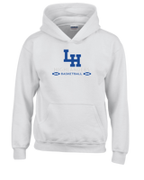 La Habra HS Basketball Stacked - Youth Hoodie