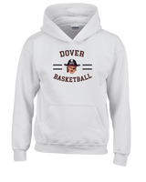 Dover HS Boys Basketball Curved - Youth Hoodie