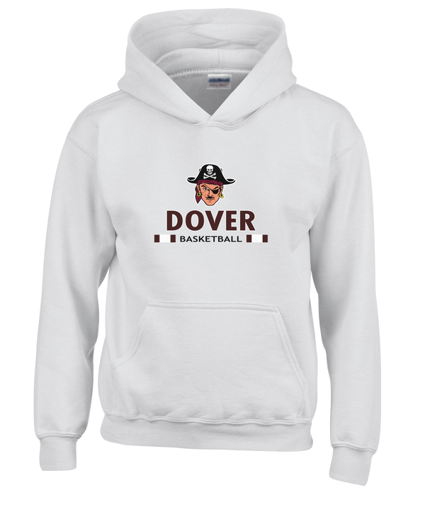 Dover HS Boys Basketball Stacked - Youth Hoodie