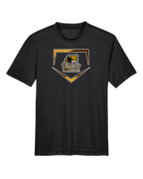 John F. Kennedy HS Baseball Plate - Youth Performance T-Shirt