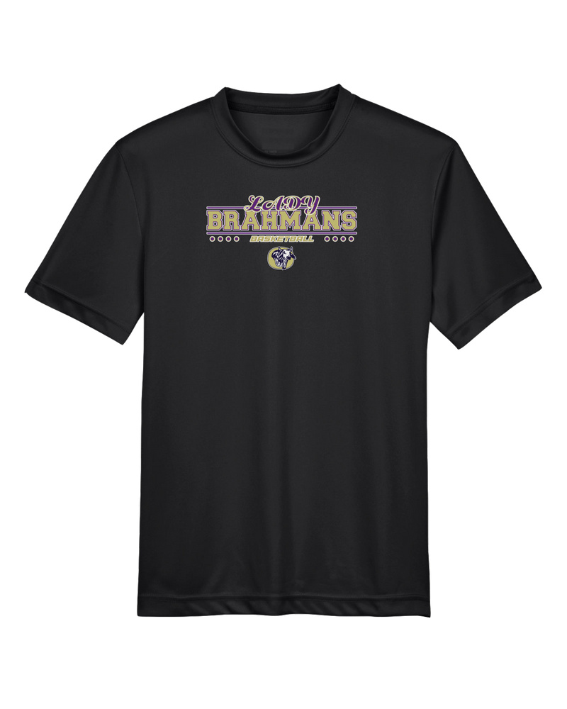 Okeechobee HS Girls Basketball Border - Youth Performance T-Shirt