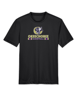 Okeechobee HS Girls Basketball Stacked - Youth Performance T-Shirt