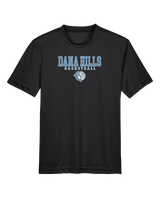 Dana HIlls HS Girls Basketball Block - Youth Performance T-Shirt