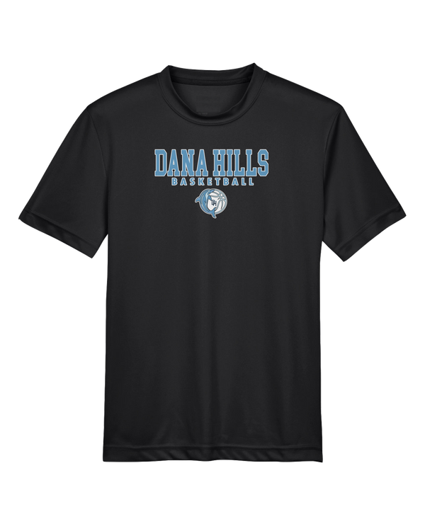 Dana HIlls HS Girls Basketball Block - Youth Performance T-Shirt