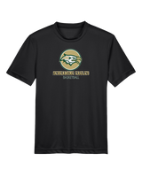Chequamegon HS Boys Basketball Shadow - Youth Performance T-Shirt