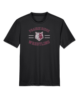 Prairie Ridge HS Wrestling Curve - Youth Performance T-Shirt