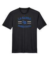 La Habra HS Basketball Curve - Youth Performance T-Shirt