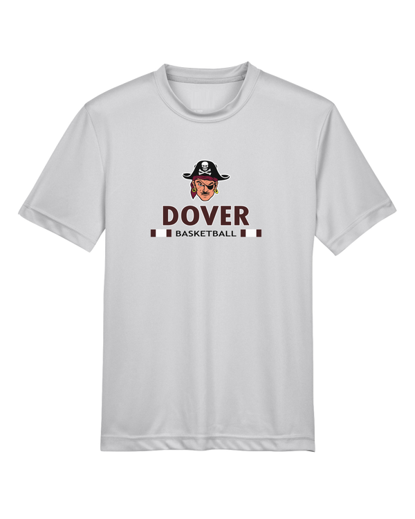 Dover HS Boys Basketball Stacked - Youth Performance T-Shirt