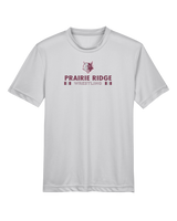 Prairie Ridge HS Wrestling Stacked - Youth Performance T-Shirt