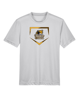 John F. Kennedy HS Baseball Plate - Youth Performance T-Shirt