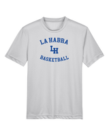 La Habra HS Basketball Curve - Youth Performance T-Shirt