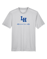 La Habra HS Basketball Stacked - Youth Performance T-Shirt