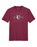 Prairie Ridge HS Wrestling Curve - Youth Performance T-Shirt