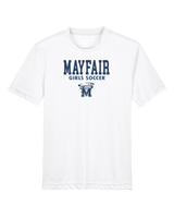 Mayfair HS Girls Soccer Block - Youth Performance T-Shirt