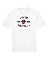 Dover HS Boys Basketball Curved - Youth Performance T-Shirt