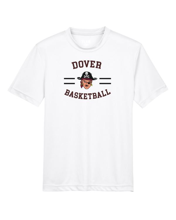 Dover HS Boys Basketball Curved - Youth Performance T-Shirt