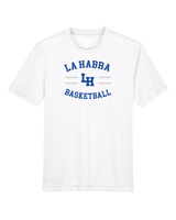 La Habra HS Basketball Curve - Youth Performance T-Shirt