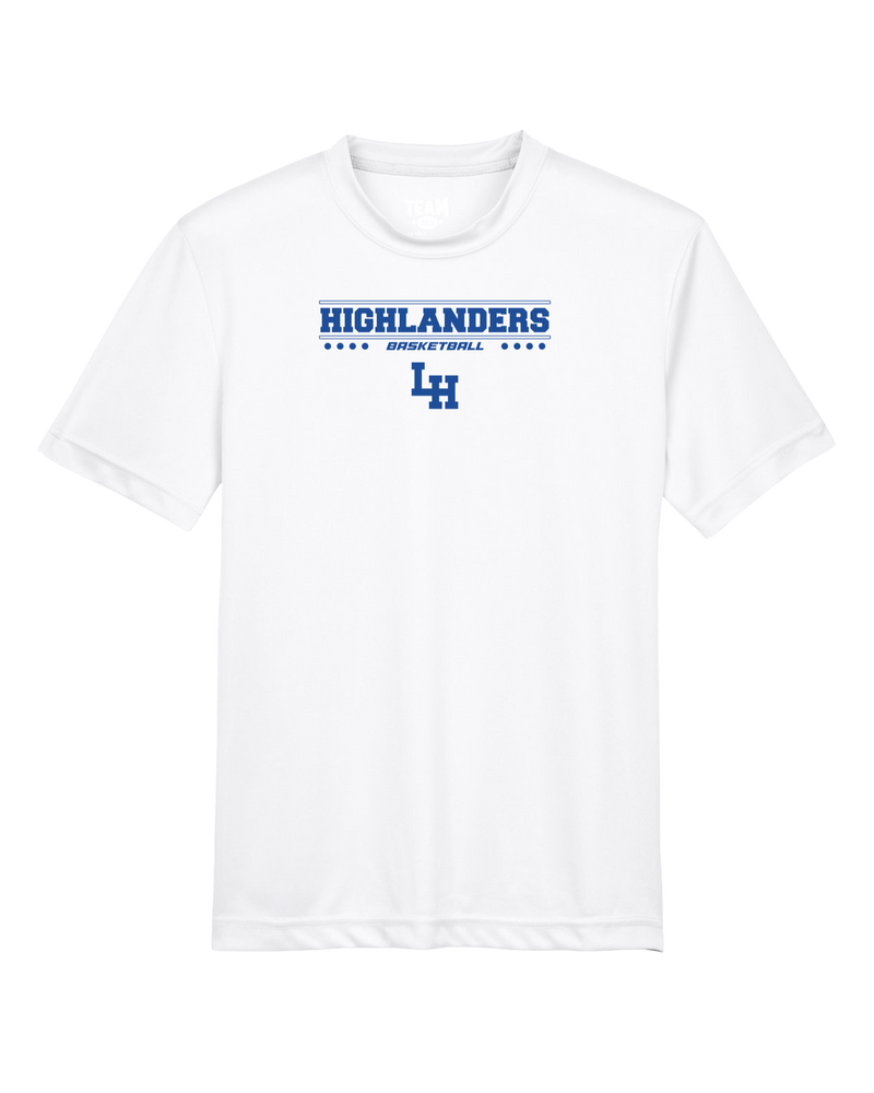 La Habra HS Basketball Border - Youth Performance T-Shirt